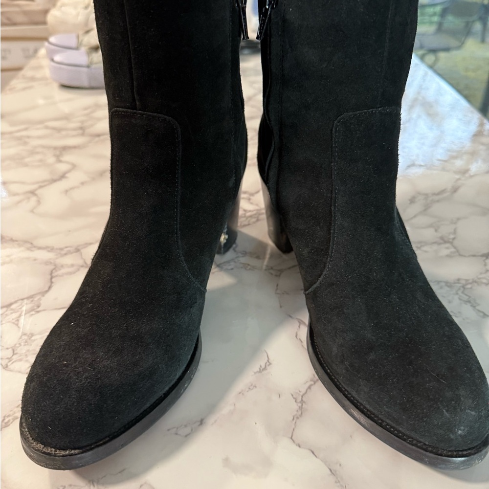 La Canadienne Faye black suede woman's boots